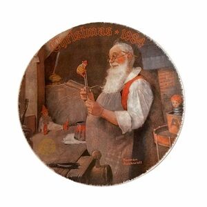 Norman Rockwell Christmas 1984 Knowles Plate